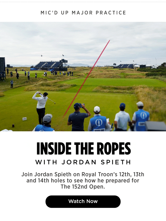Titleist Join Us Inside the Ropes at The 2024 Open Championship Milled