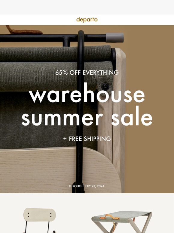 65% OFF EVERYTHING  |  Summer Warehouse Sale