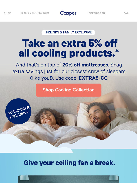 Casper Email Newsletters Shop Sales, Discounts, and Coupon Codes