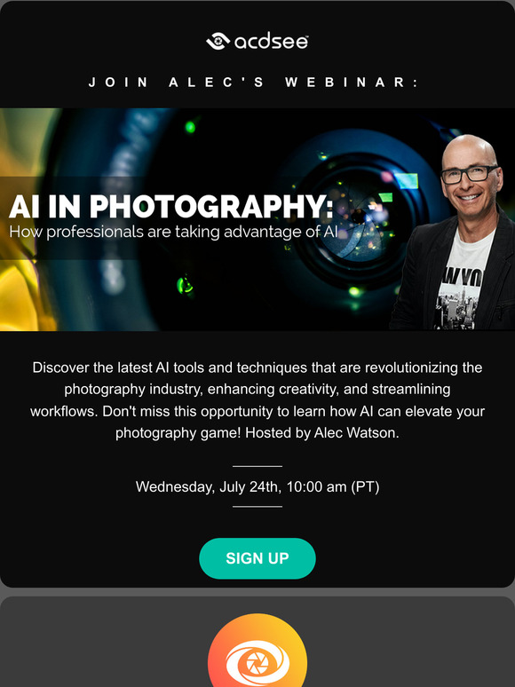 Join our FREE AI in Photography workshop with Alec Watson!