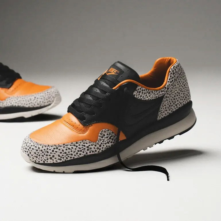  Nike Air Safari OG (black / monarch / light iron ore / black)