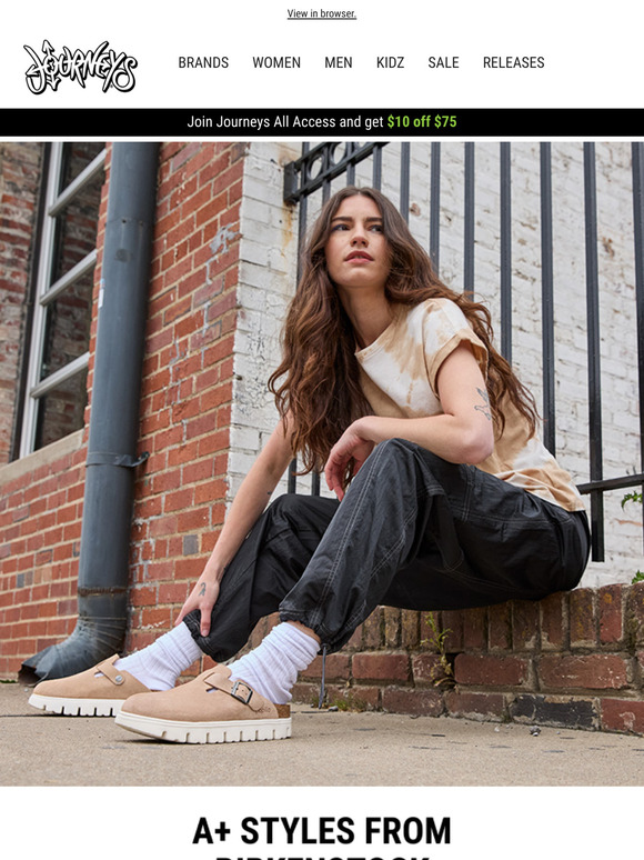 Journeys Email Newsletters: Shop Sales, Discounts, and Coupon Codes