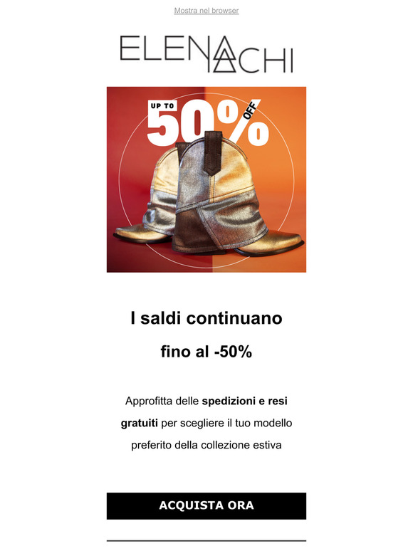 SALDI fino al -50%