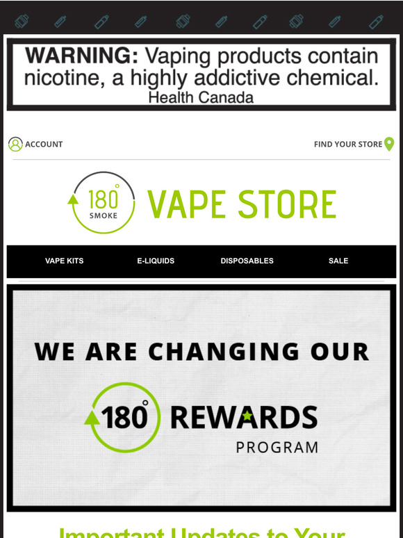 180 Rewards Program Will Change Soon! 🚨