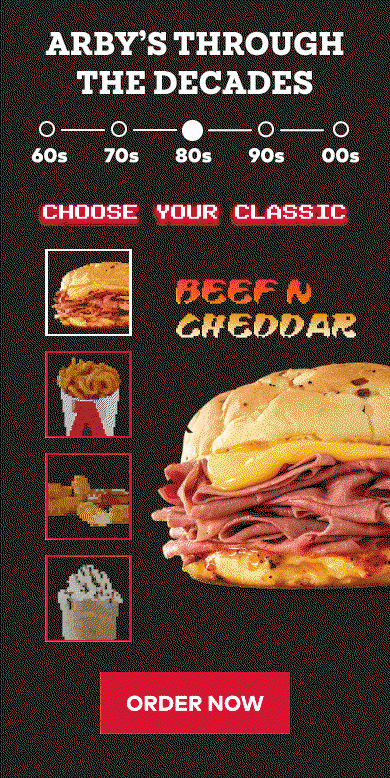 Arby's Through The Decades - 80s Edition