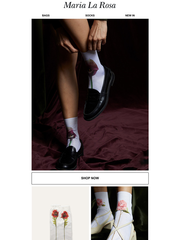 Blooming with Style: New Floral Socks Online