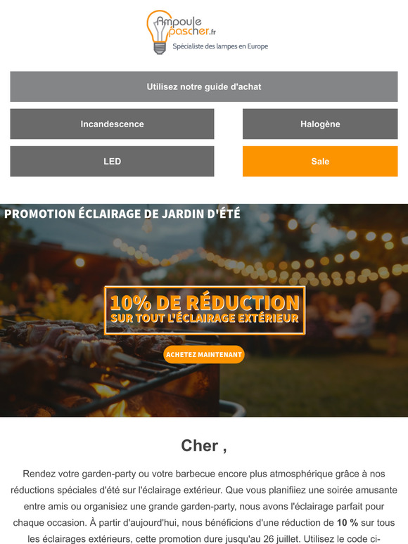 🔅Promotion Éclairage de Jardin d'Été