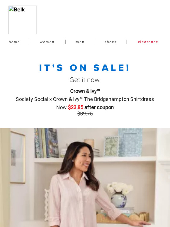 Belk Unwrap the Savings That item you want is now on sale 🍬 Milled