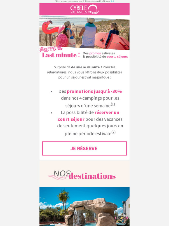 LAST MINUTE ! Des offres estivales exceptionnelles ☀
