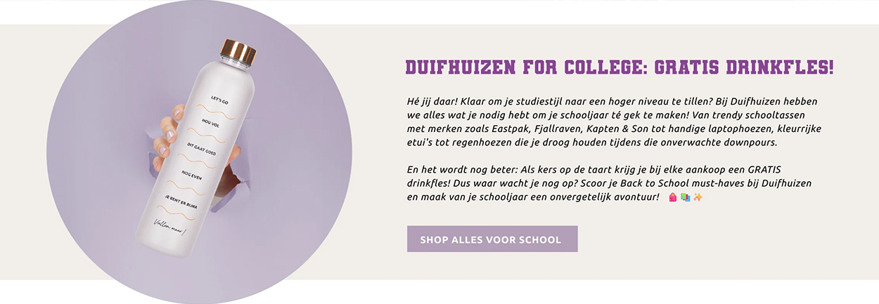 D&#233; leukste schooltassen collectie vind je bij Duifhuizen!