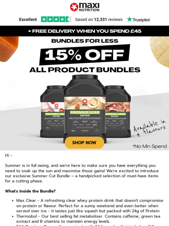 Hot Summer Deals ☀️ £31 for 3 products!