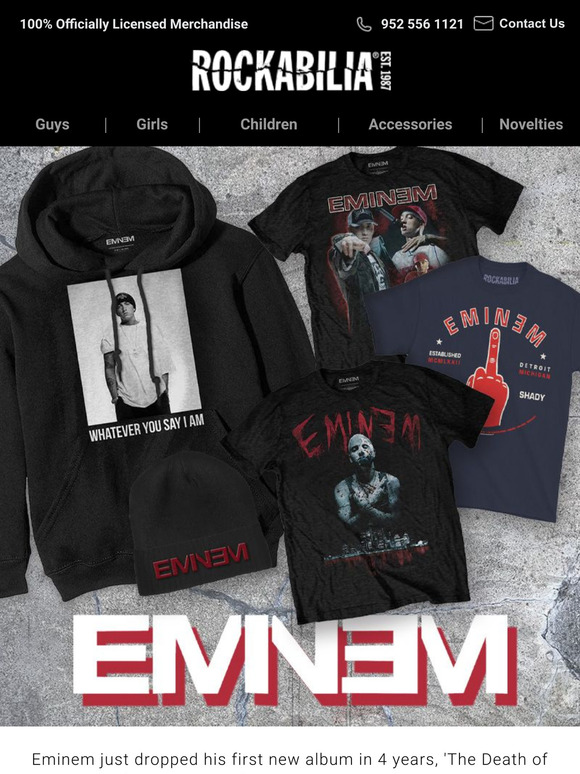 Love The New EMINEM Lp? Get His Merch Here 🔥