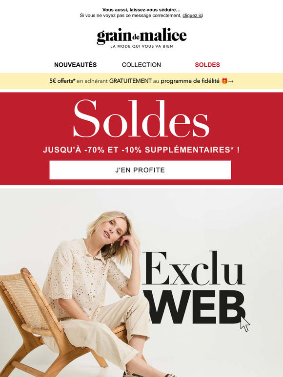 Les incontournables du mois en exclusivité web !