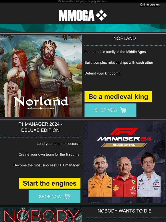 MMOGA - Norland! F1 Manager 2024! Nobody wants to Die!