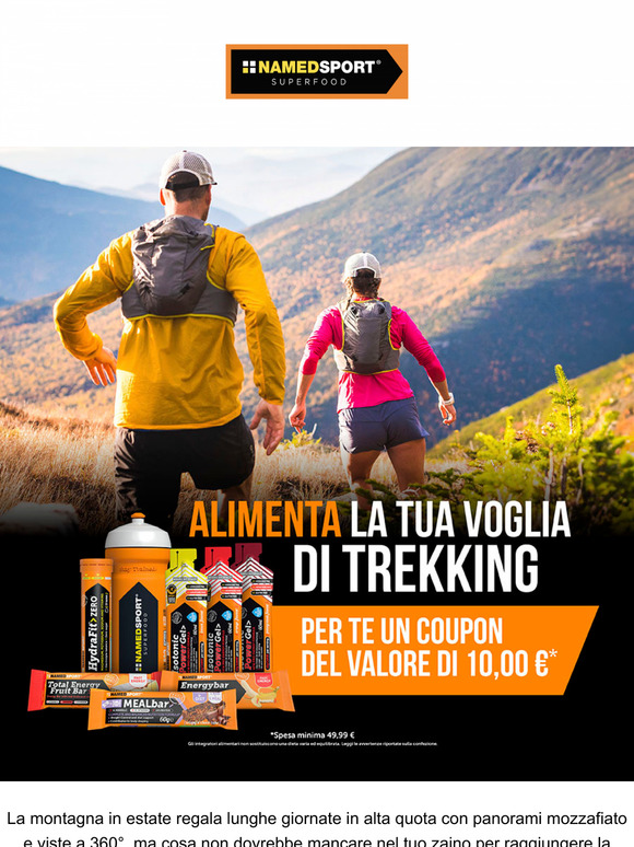 🎁 Un coupon del valore di 10 € per le tue uscite in montagna