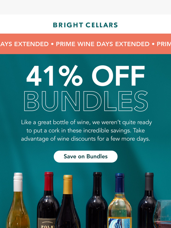 41% off EXTENDED! 🍾
