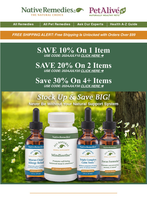 Native Remedies Sharpen Your Mind for Summer Adventures Milled