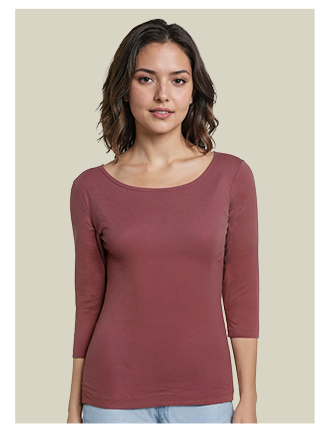 Shop 3/4 Sleeve British Tee | Nocturne