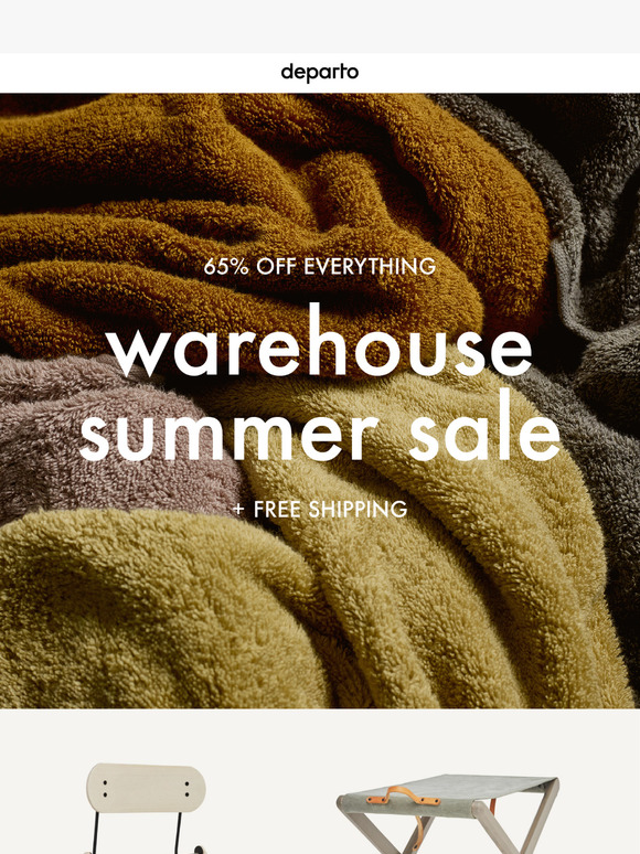 65% OFF EVERYTHING  |  Summer Warehouse Sale