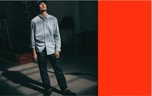 Mens authentic button-down shirt