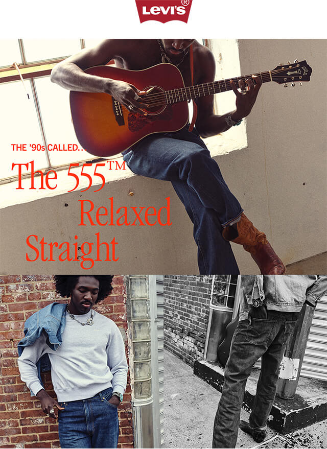 Levis - THE ’90s CALLED… - The 555™ Relaxed Straight