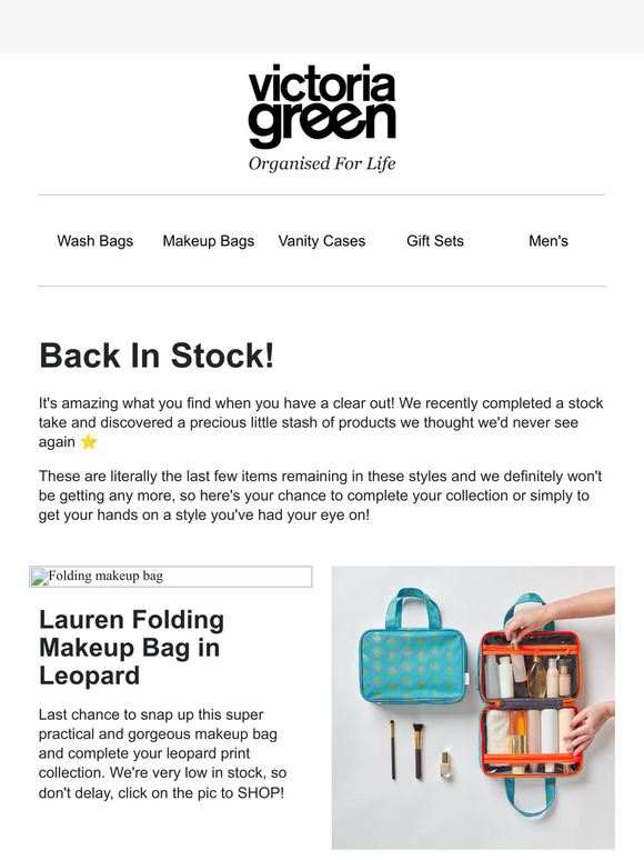 Back in Stock... But Not For Long! ⏰