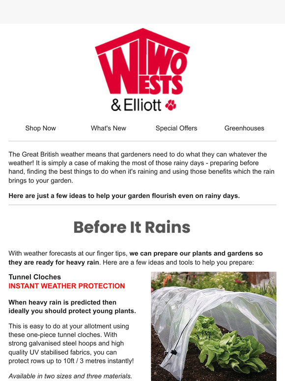 Don't Let The Weather Stop You Gardening