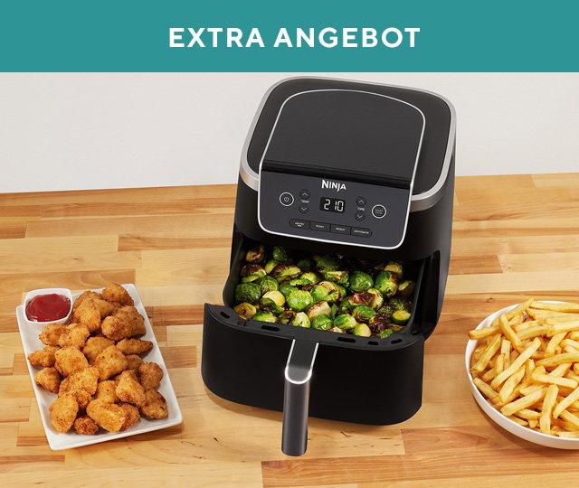 887011 NINJA® Heißluftfritteuse AF140EU, 4,7L Fassungsvermögen