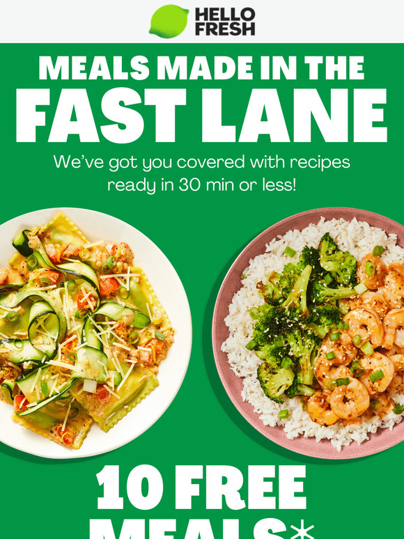 Quick Meals, Major Deal [10 FREE MEALS]