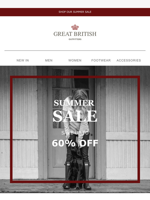 Summer Sale 60% Off