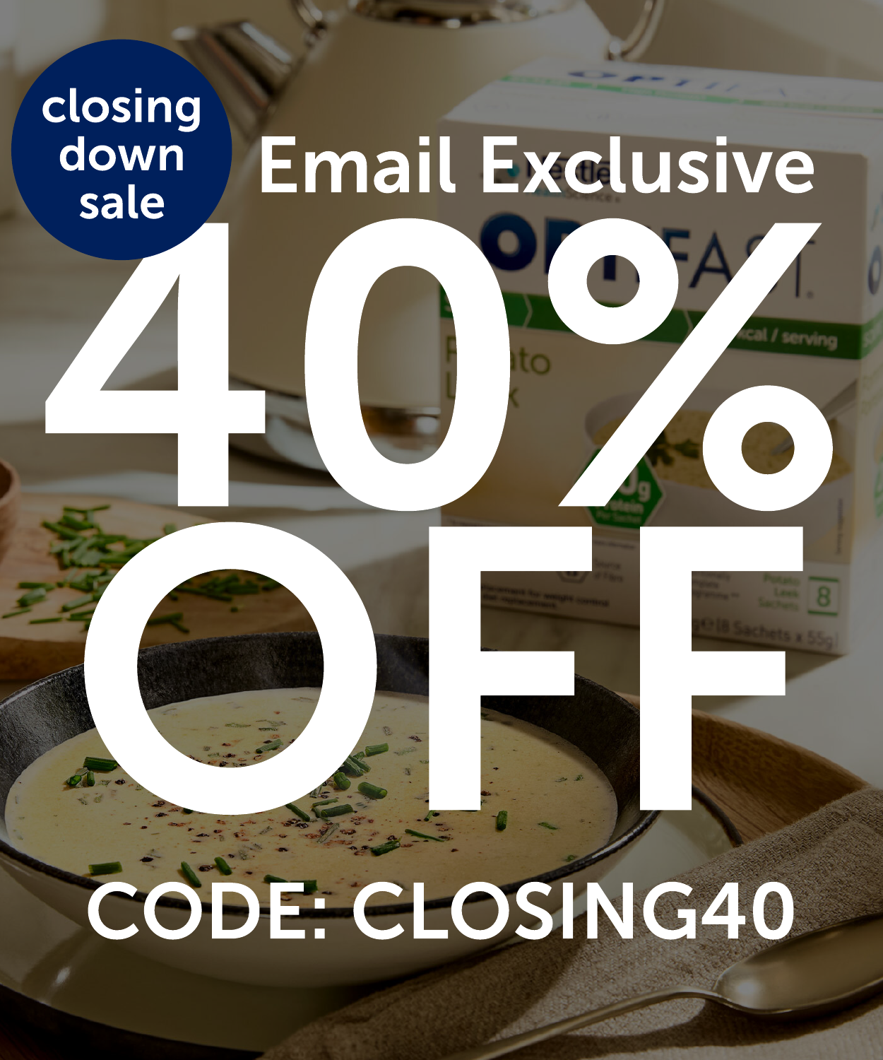 40% OFF EVERYTHING USING CODE CLOSING40