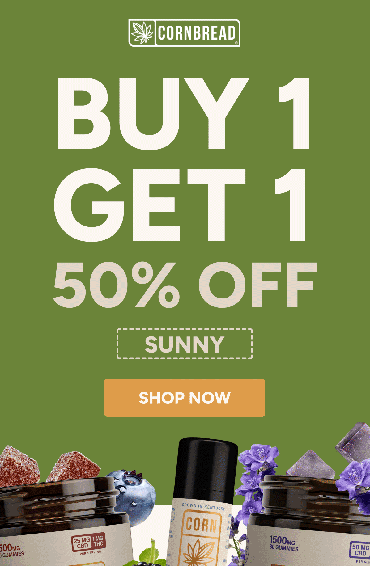 Buy 1, Get 1 50% 