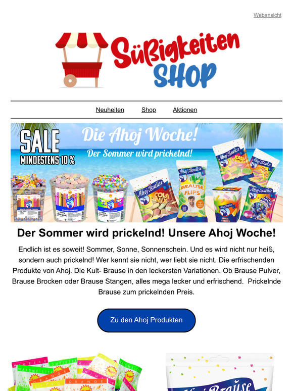 Ahoj Woche - 10% Rabatt auf Ahoj Produkte
