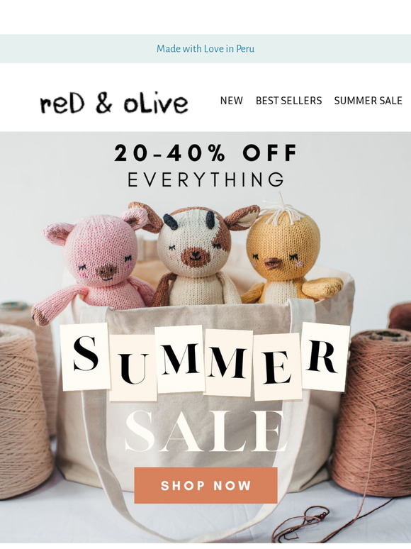 ☀️ Summer Smiles Await – Up to 40% Off Handmade Dolls!