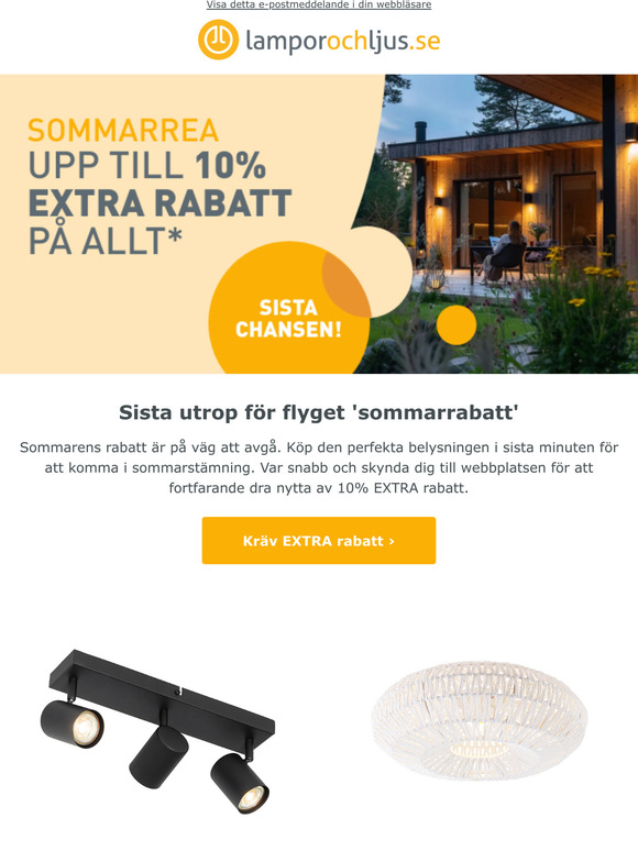 Sommarrabatten avgår snart! ✈️