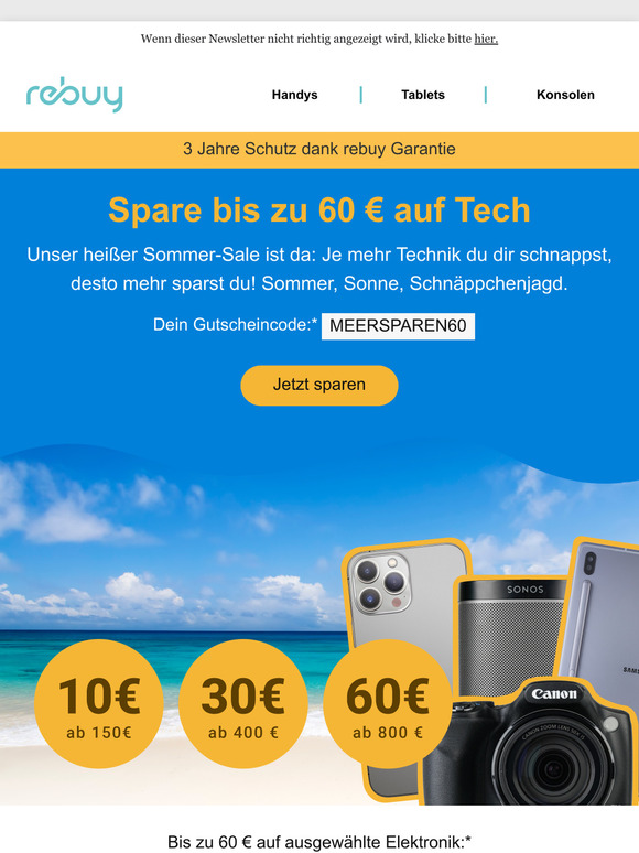 Meer Technik, Mehr Sparen 🏖️