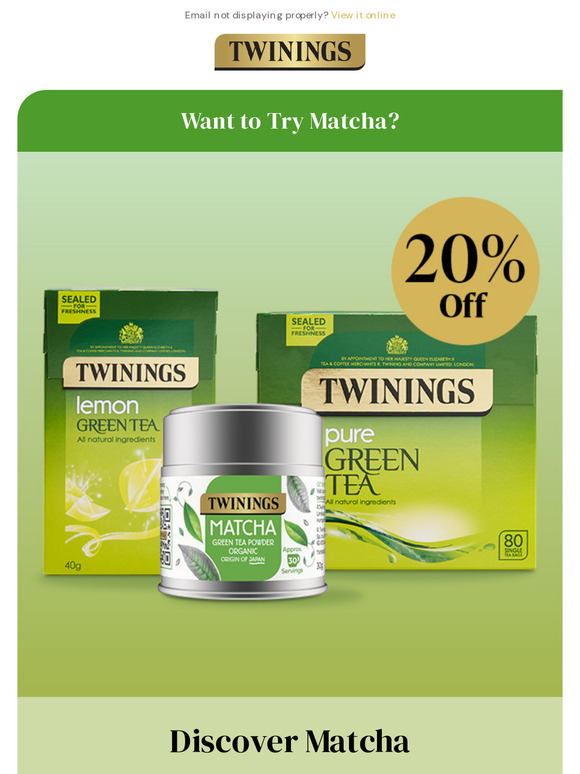 Twinings Teashop: Introducing Matcha Powder | Milled