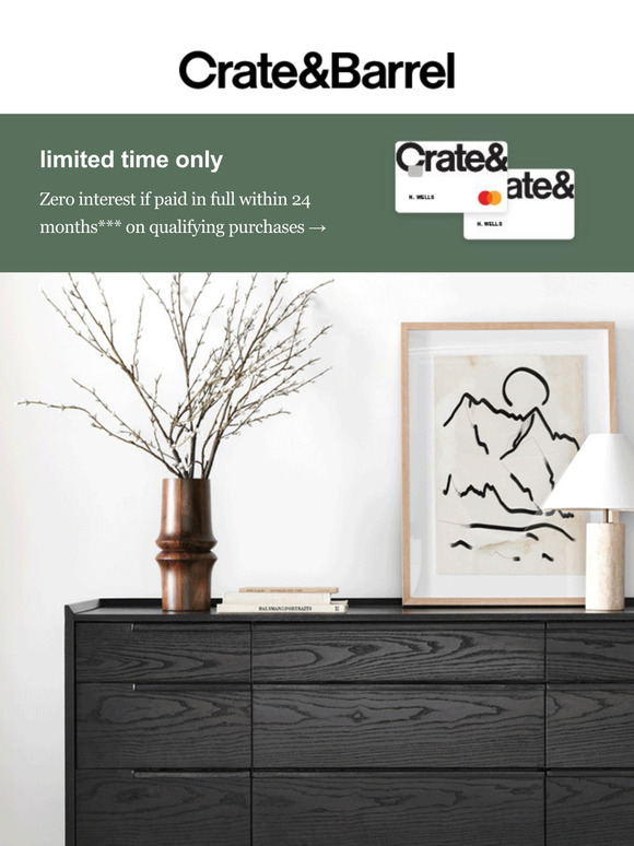 Crate and Barrel Email Newsletters Shop Sales, Discounts, and Coupon Codes