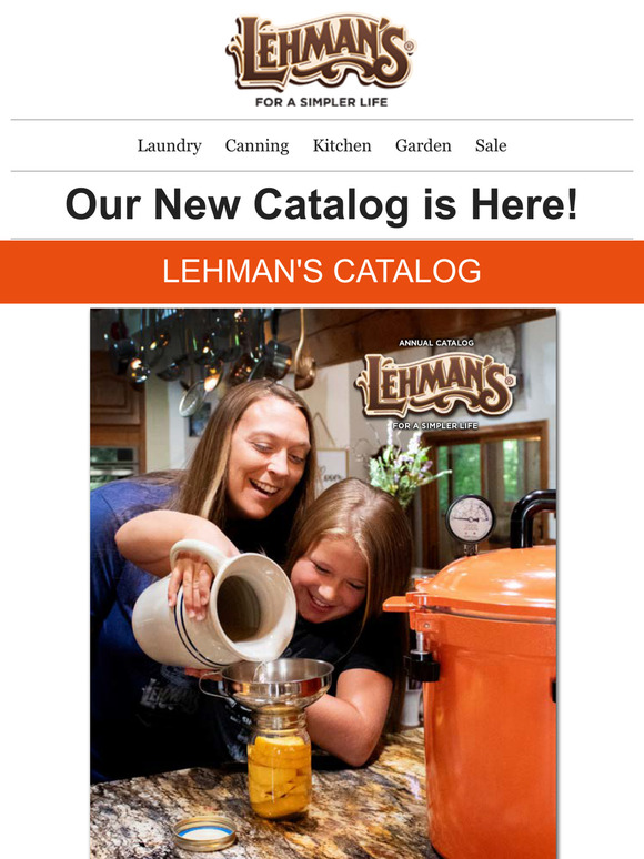 Lehman's Our NEW Catalog is Here! 😄 Milled