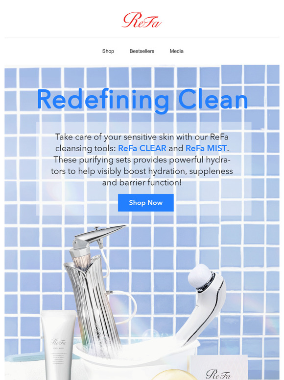 Redefine Your Cleanse With ReFa  ✨😶‍🌫️