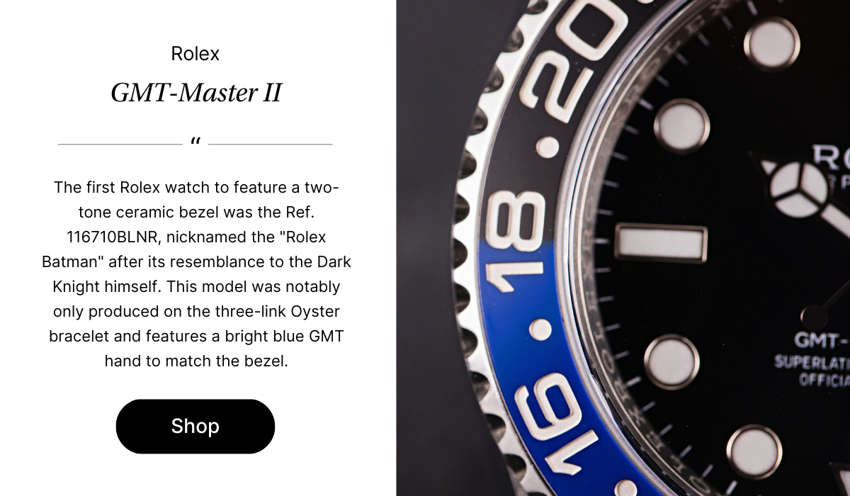 Rolex GMT-Master II Model 116710 Ceramic