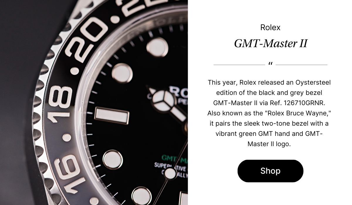 Rolex GMT-Master II ref 126710GRNR Stainless Steel Oyster