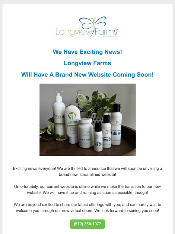 Exciting News Coming To Longview Farms!