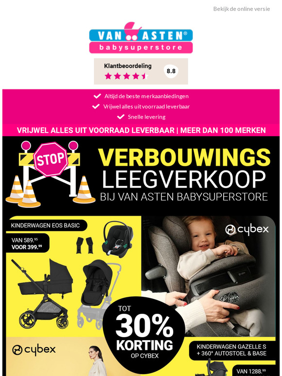 Tot 30% korting op Cybex! ☀