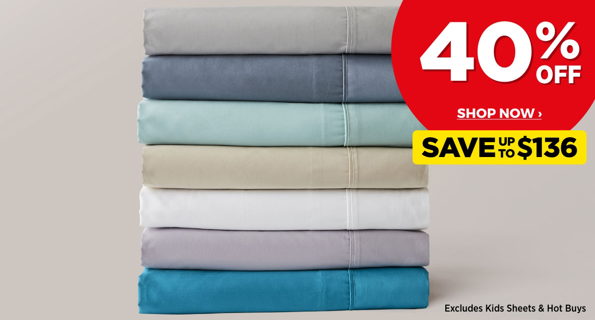 40% Off Individual Sheets