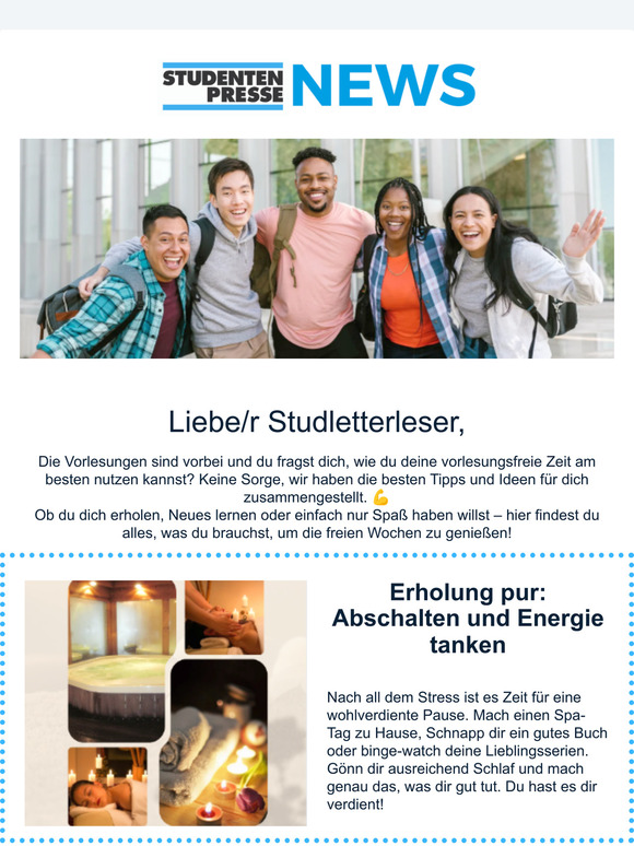 Sommersemester-Endspurt: Mit diesen Tipps bleibst du auf Kurs 🏁