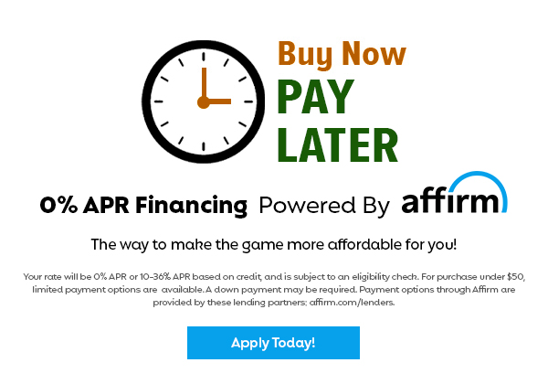 Buy Now PAY LATER | 0% APR Financing Powered By Affirm