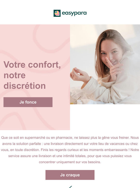 Discrétion assurée : recevez vos essentiels en toute confidentialité 🙈