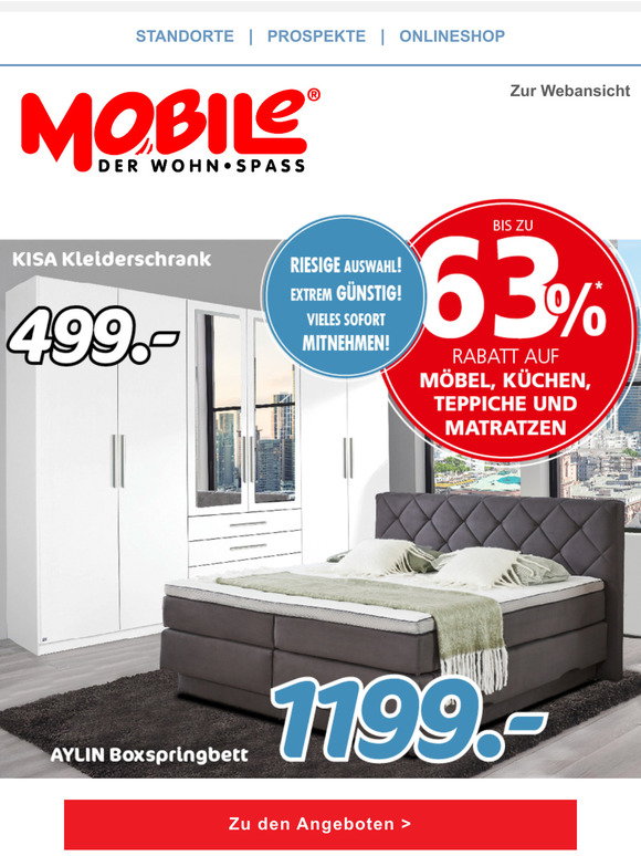 Mobile Wohnspass: Online bestellen, sofort abholen oder liefern lassen!