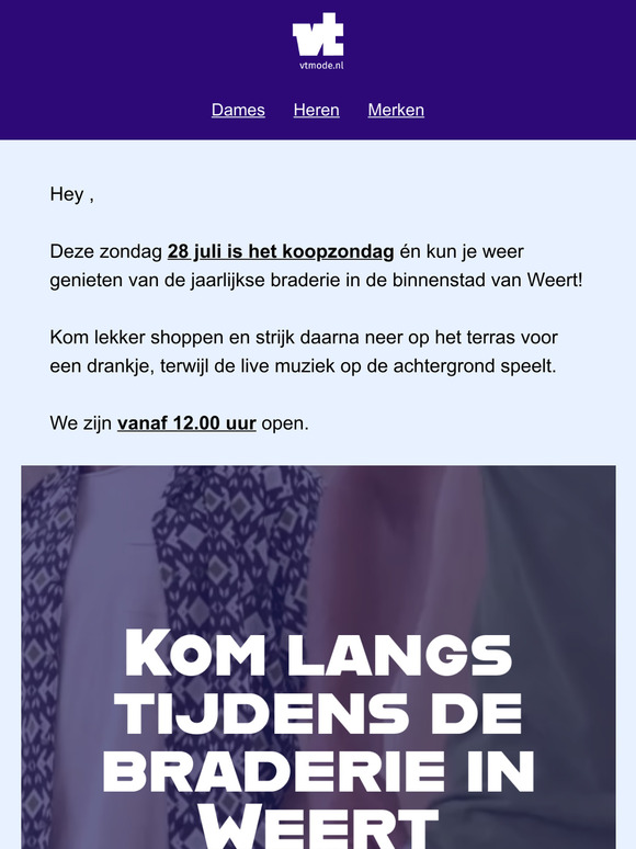 Shop tot 50% korting tijdens koopzondag ☀️
